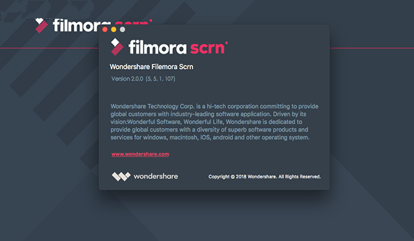 Wondershare Filmora Scrn Mac版
