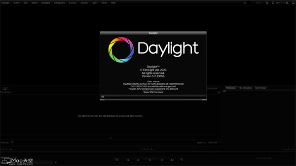 FilmLight Daylight Mac版