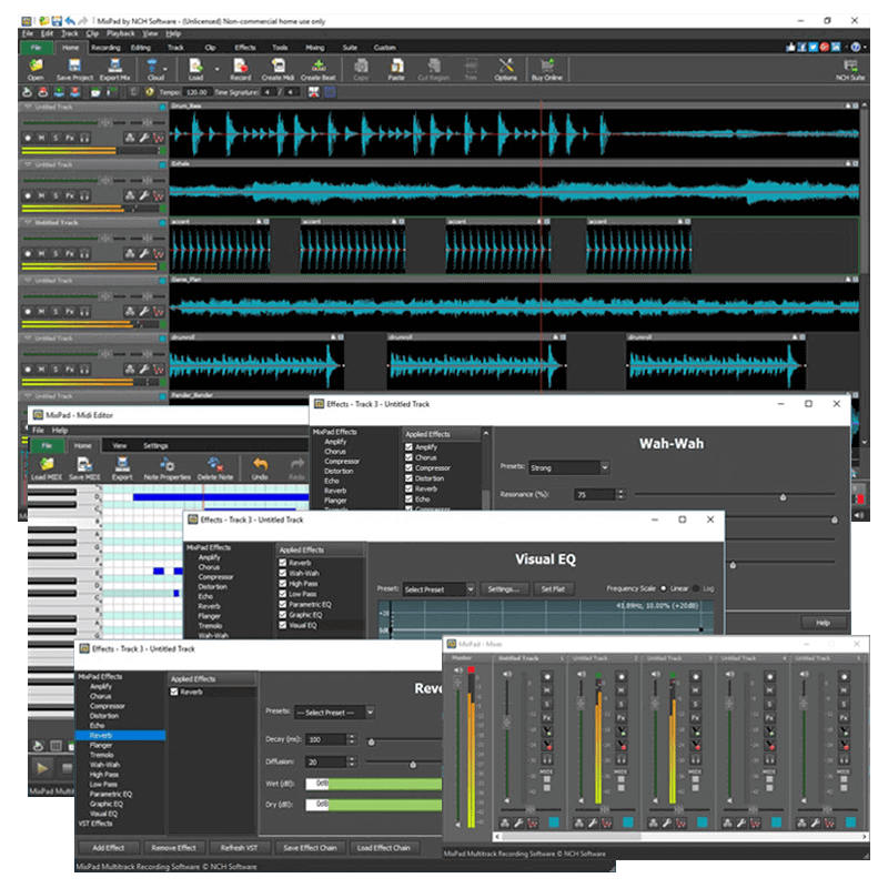 MixPad Multitrack Recorder11.06